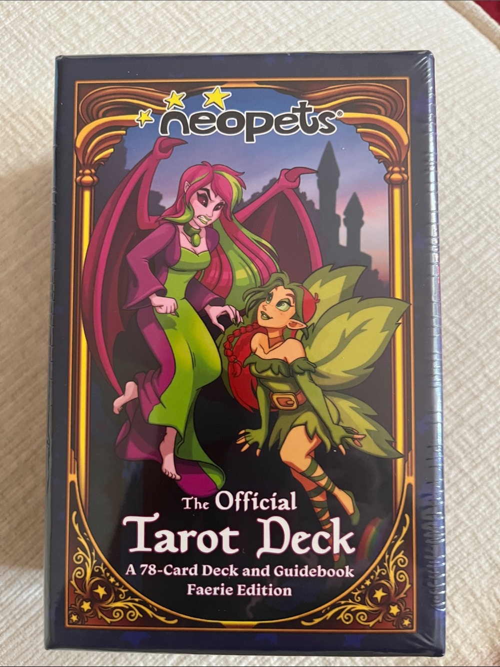 Neopets Faerie Edition Tarot Deck - Purple & Green